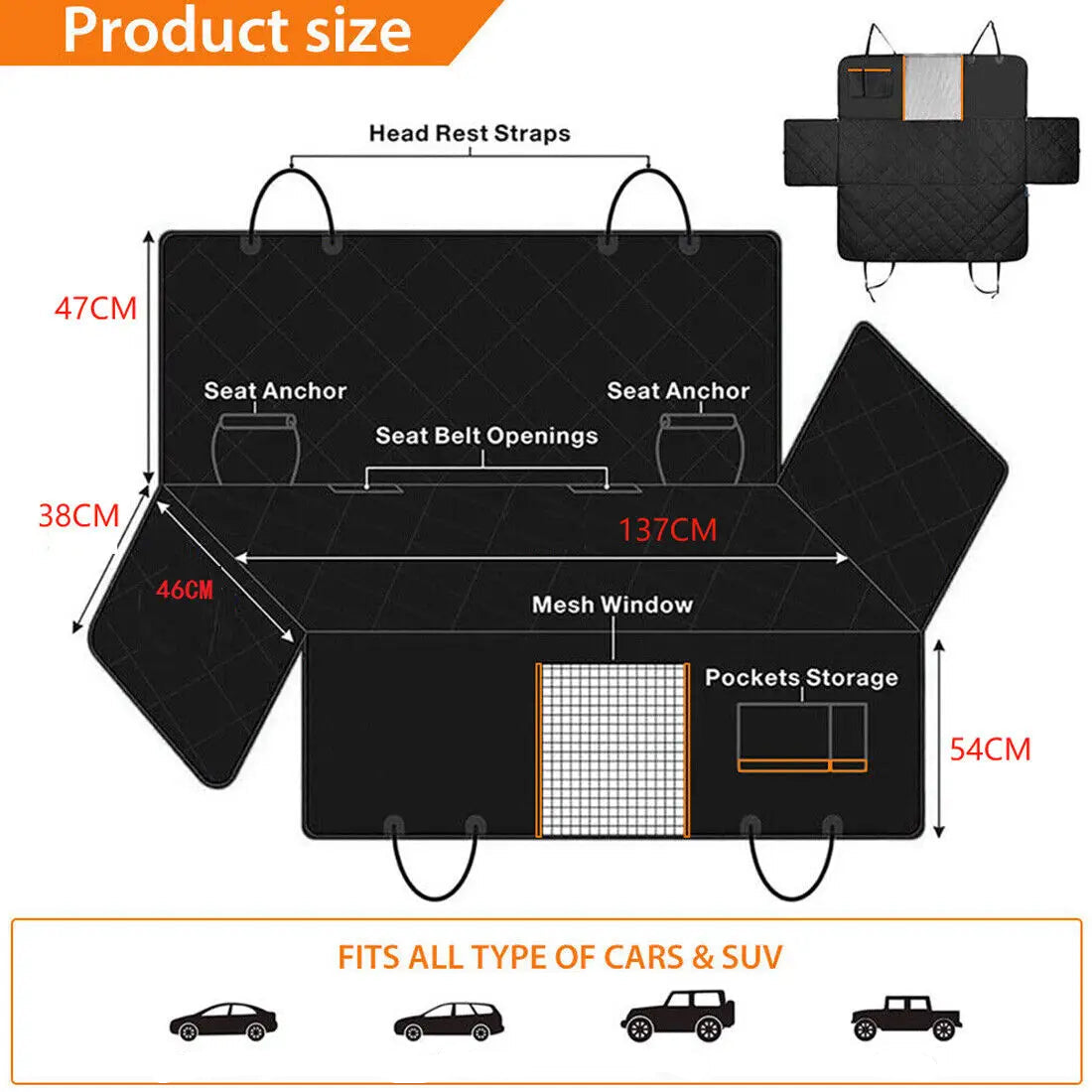 Pet Car Seat Cover